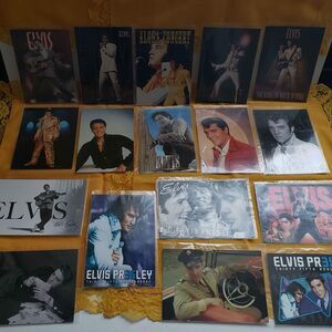 17 Vintage ELVIS PRESLEY Collectible Postal CARDS
